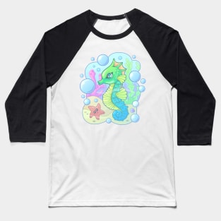 cute little seahorse Baseball T-Shirt